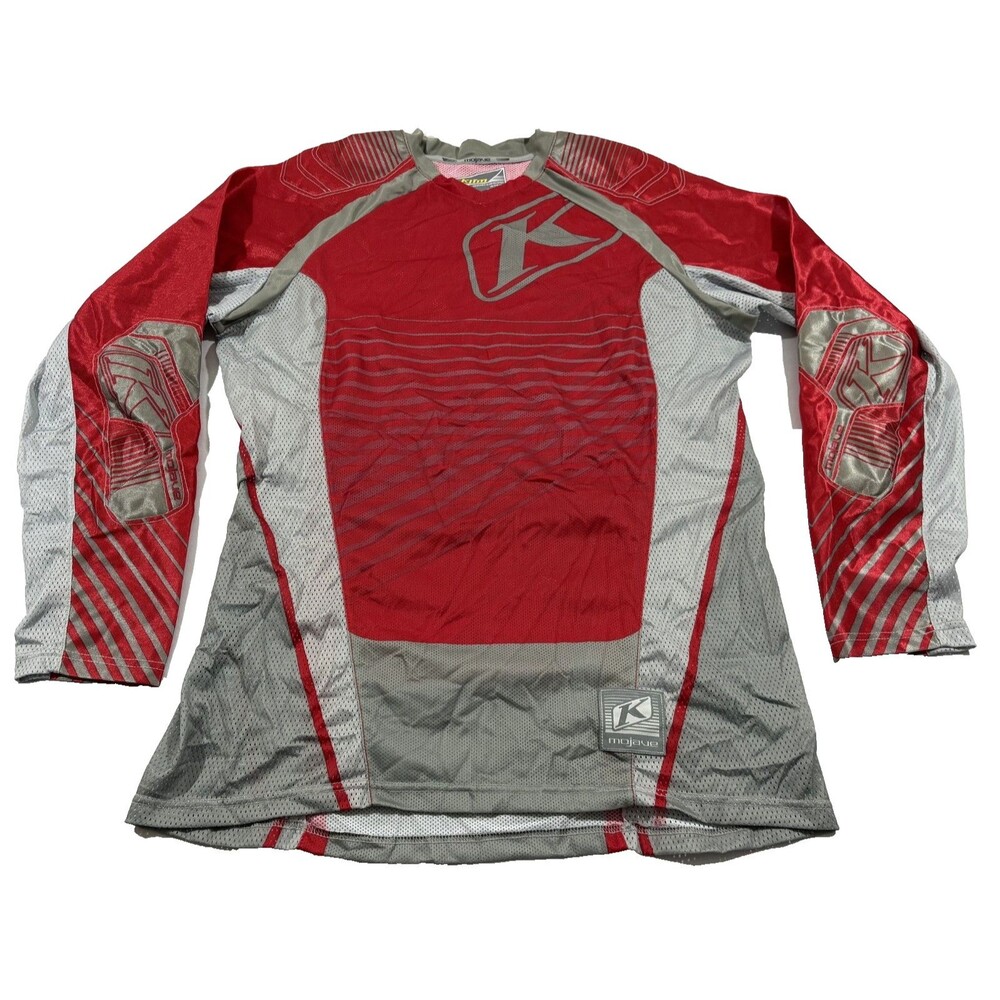 Klim Mojave Motocross Jersey Mens Dirt Bike Shirt Long Sleeve Off Road Red Sz M